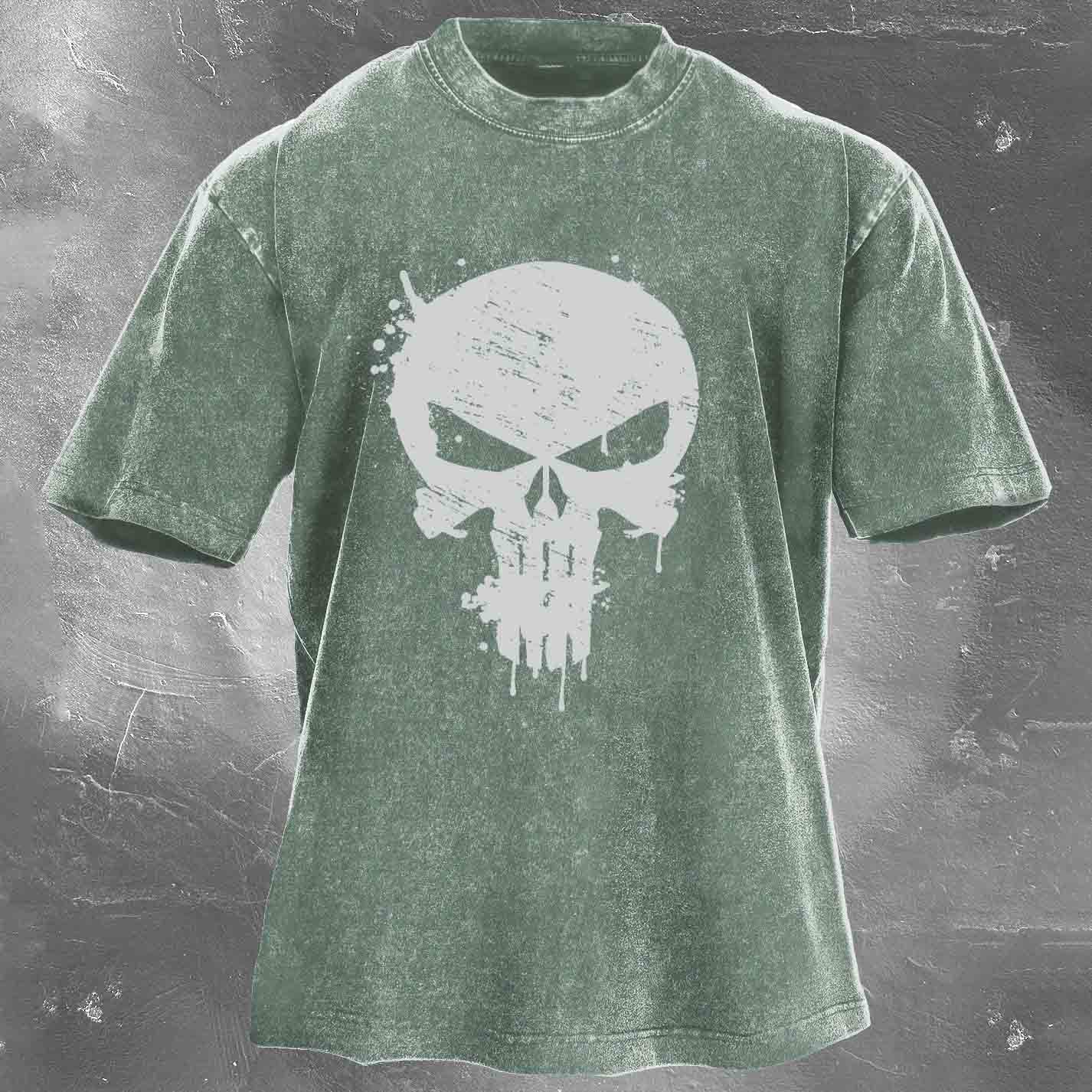 I'm Watching You Men's washed T-shirt