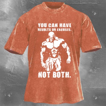 Ronnie Coleman Print Washed Vintage Short Sleeves 01
