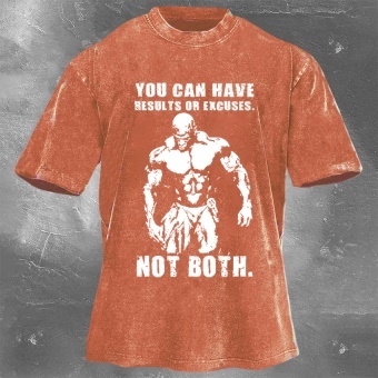 Ronnie Coleman Print Washed Vintage Short Sleeves 01