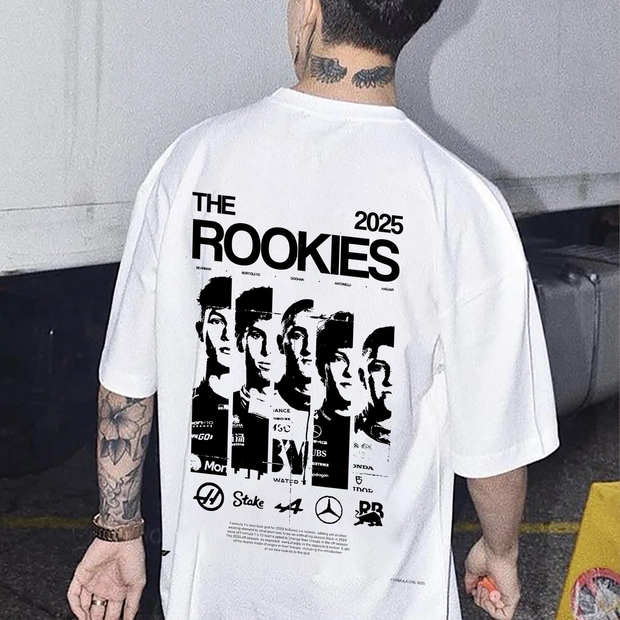 Popular Racing Team Driver Printed Pure Cotton Casual T-Shirt 01