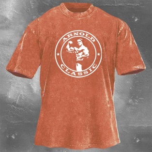 Fitness Legend Print Washed Vintage Short Sleeves 01