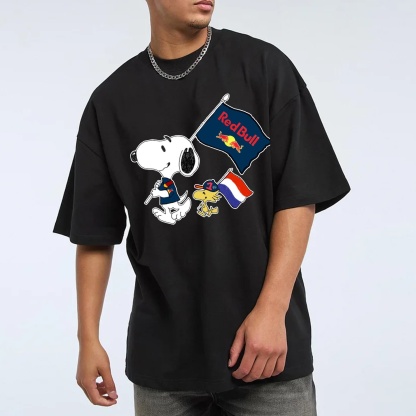 Classic Anime Print Casual Short Sleeves 28