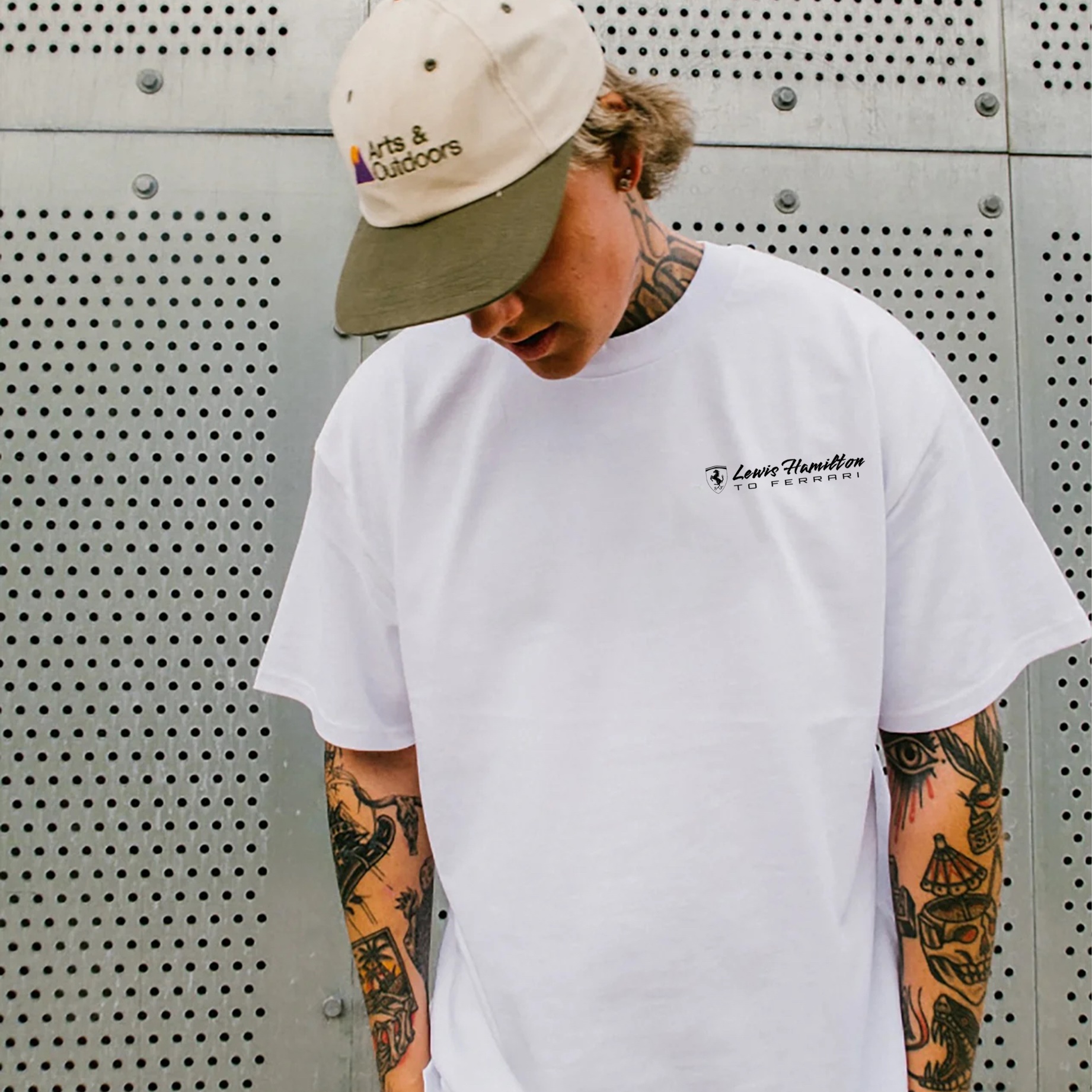 Popular Racing Driver Print Pure Cotton Casual T-Shirt 20