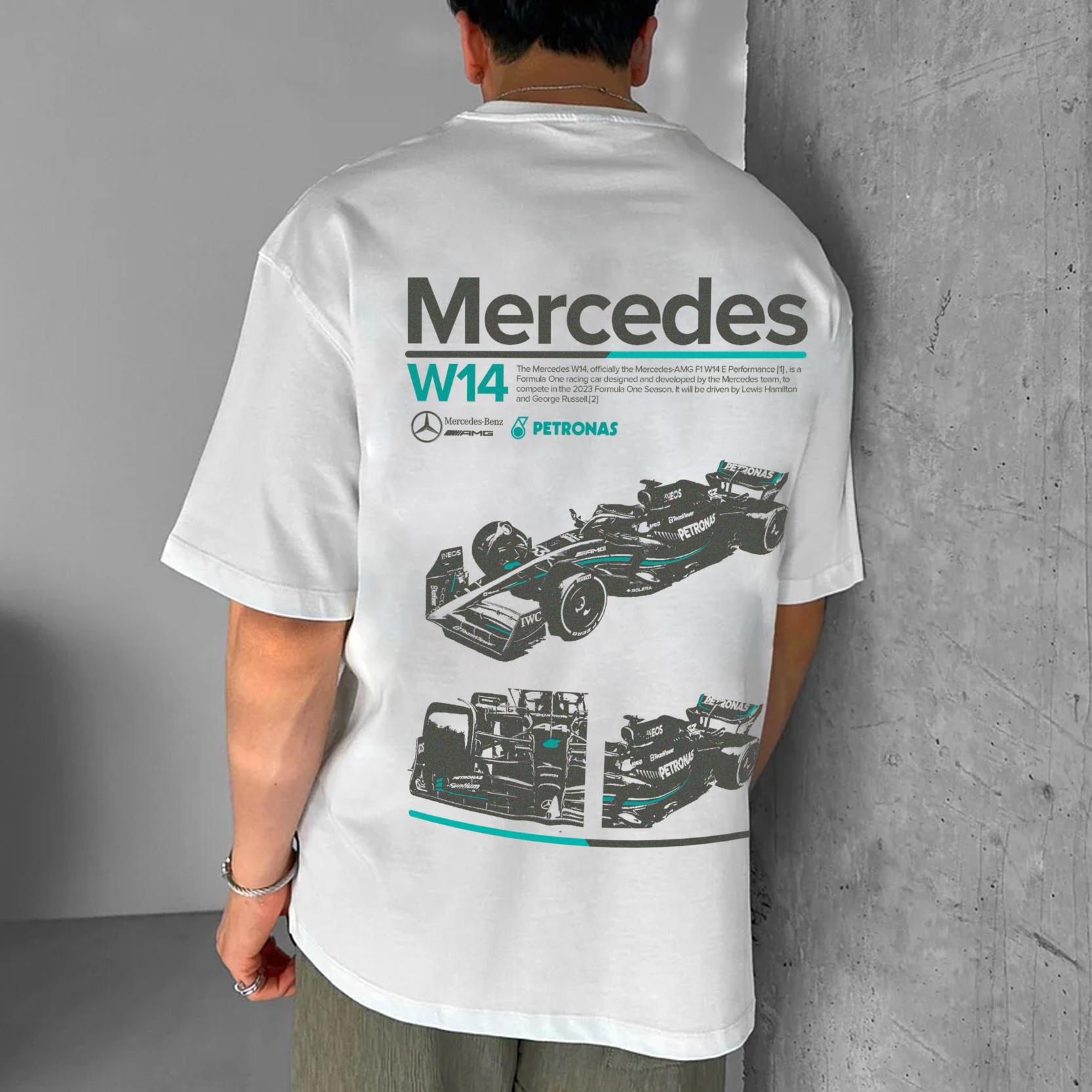 Popular Race Team Street Print Pure Cotton Casual T-Shirt 02