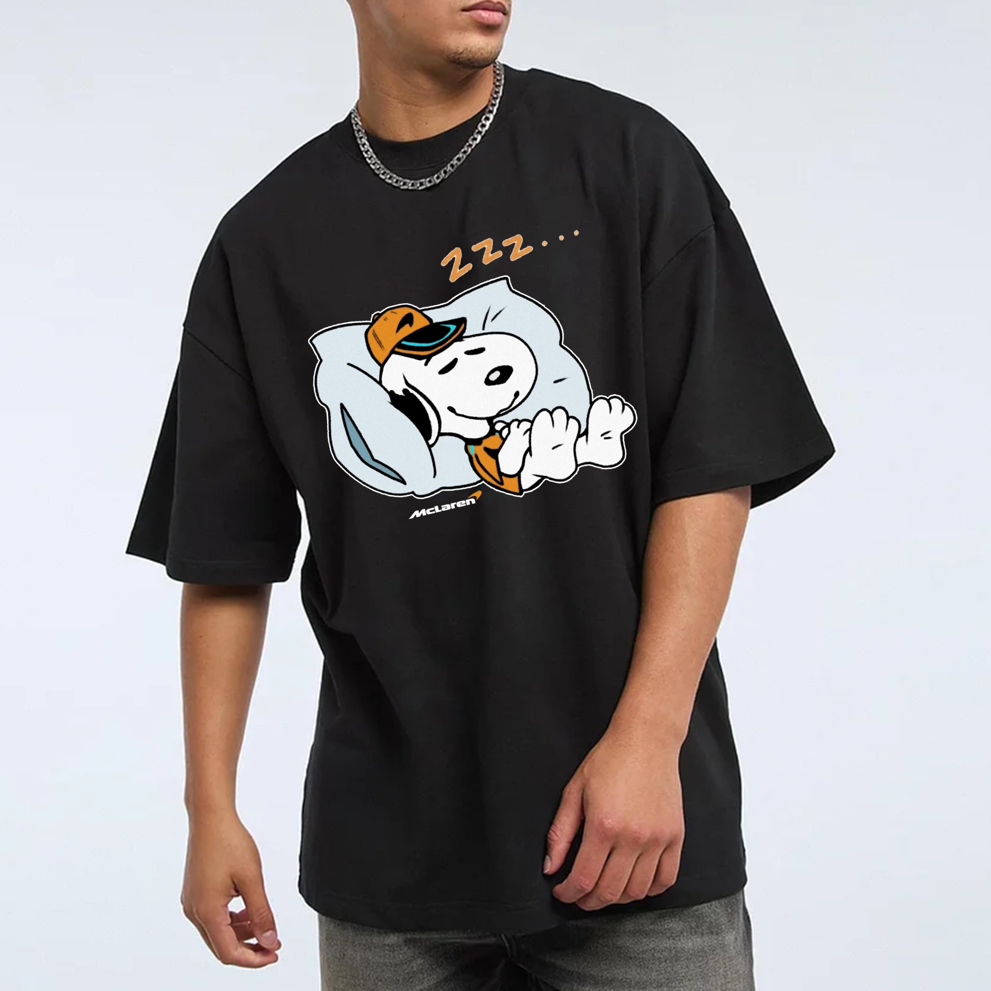 Classic Anime Print Casual Short Sleeves 27