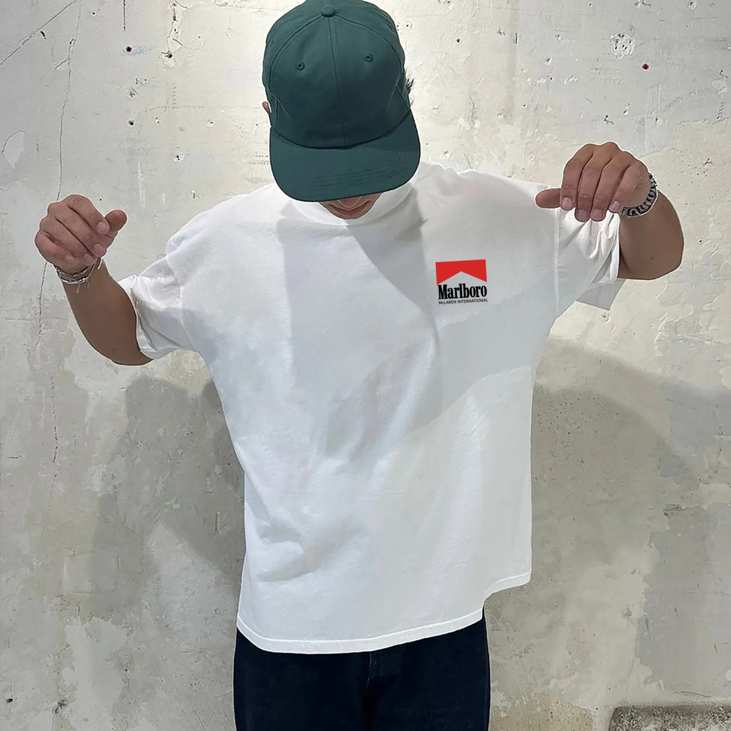 Racing Driver Printed Pure Cotton Casual T-Shirt 01