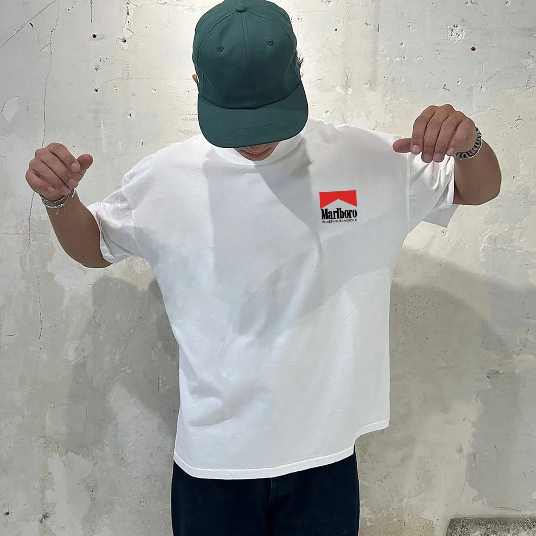 Racing Driver Printed Pure Cotton Casual T-Shirt 01