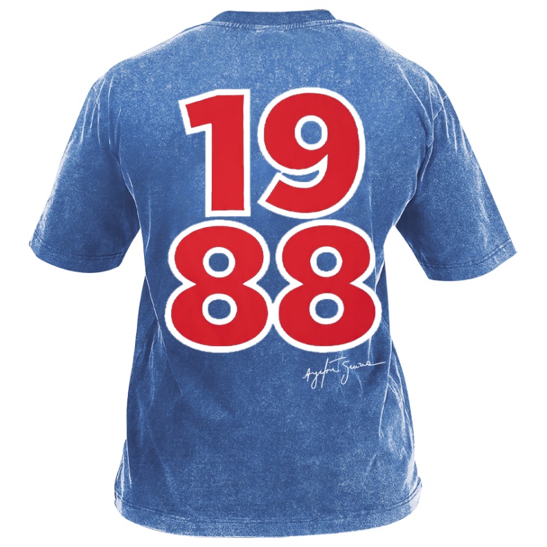 Popular Racing Driver Print Washed Retro Casual T-Shirt 02