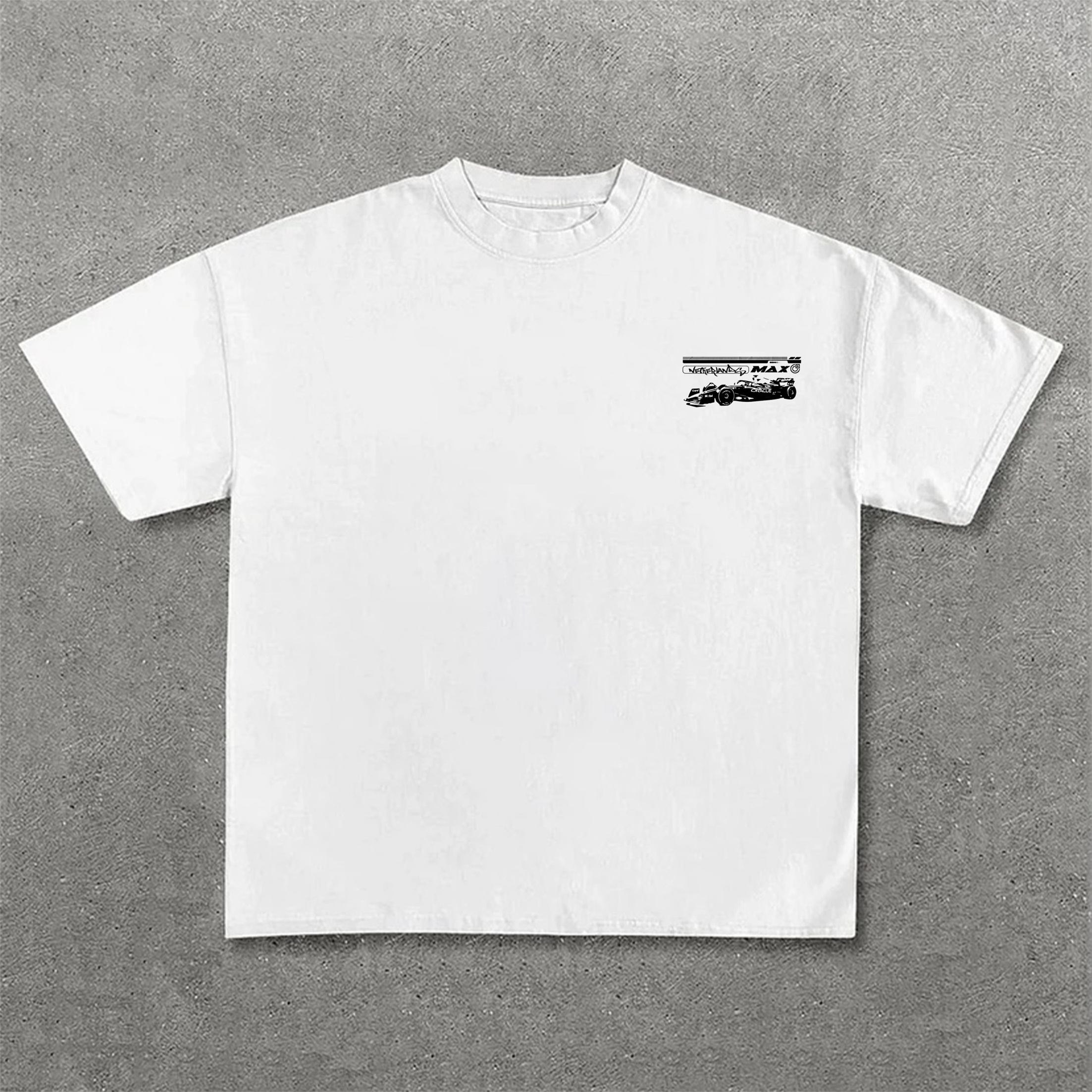 Super Popular Racing Driver Print Short Sleeves 05