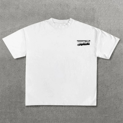 Super Popular Racing Driver Print Short Sleeves 05