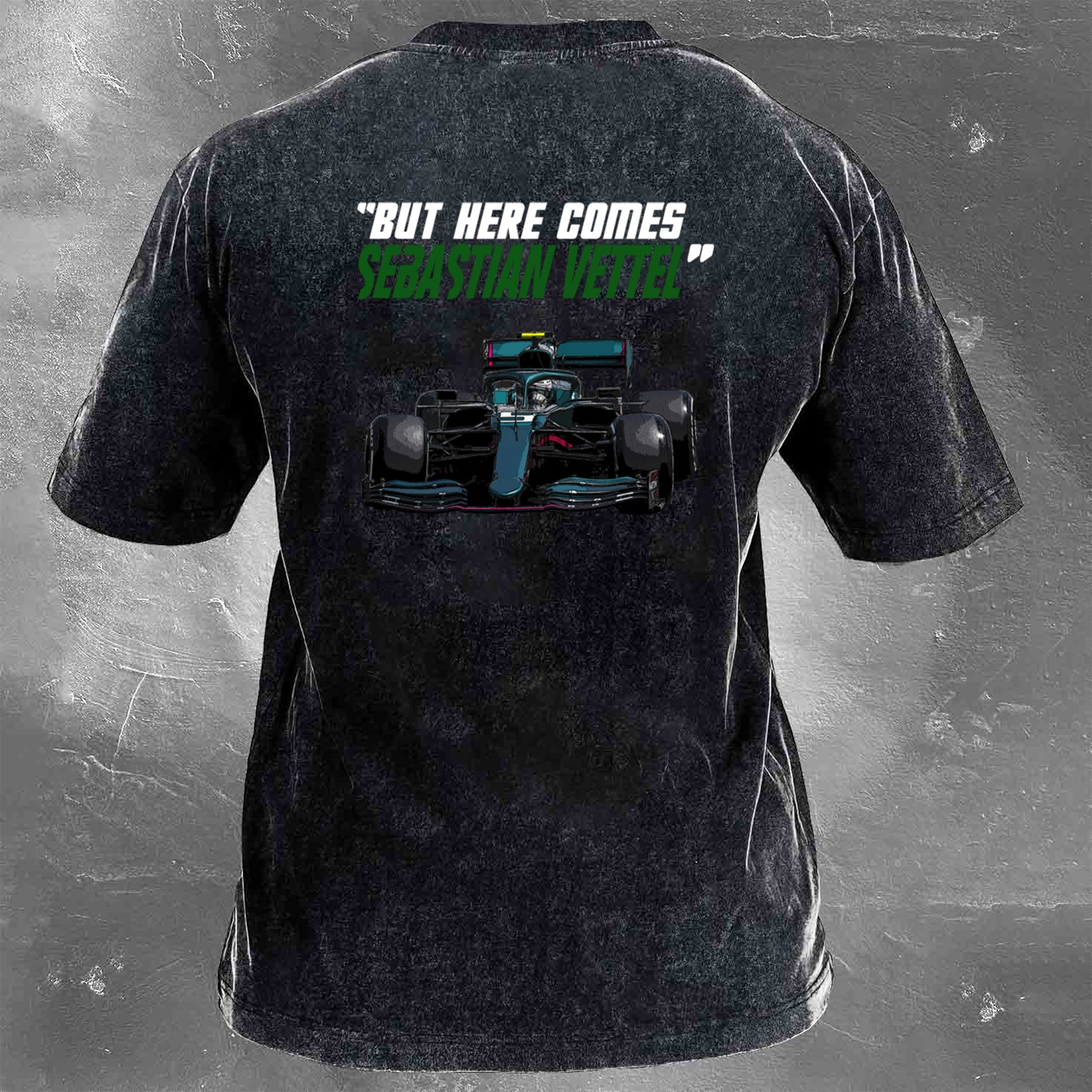 Racing Legend Vintage Cotton Washed T-Shirt 032