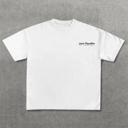 Super Popular Racing Driver Print Short Sleeves 02