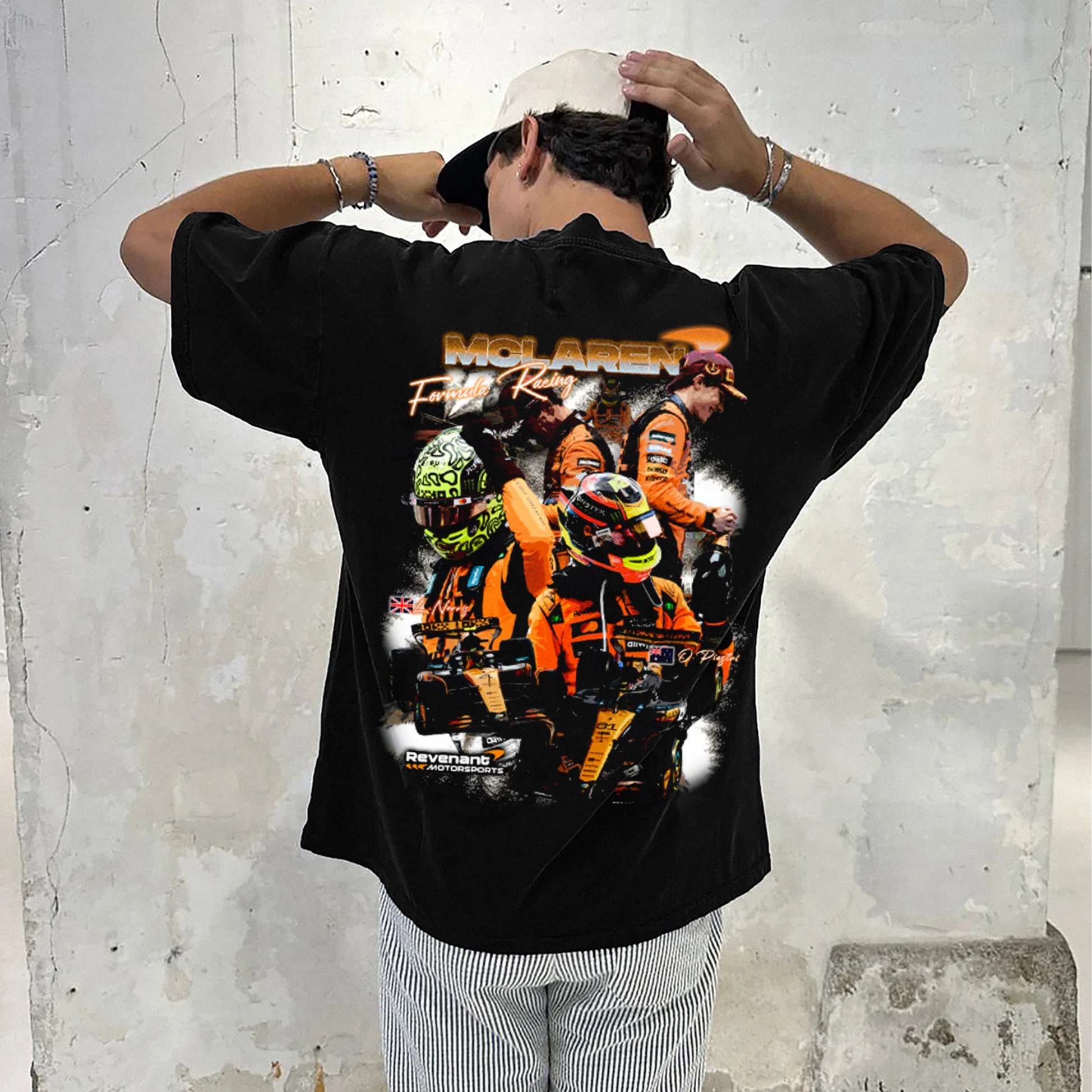 Super Race Team Print Pure Cotton Casual T-Shirt 04