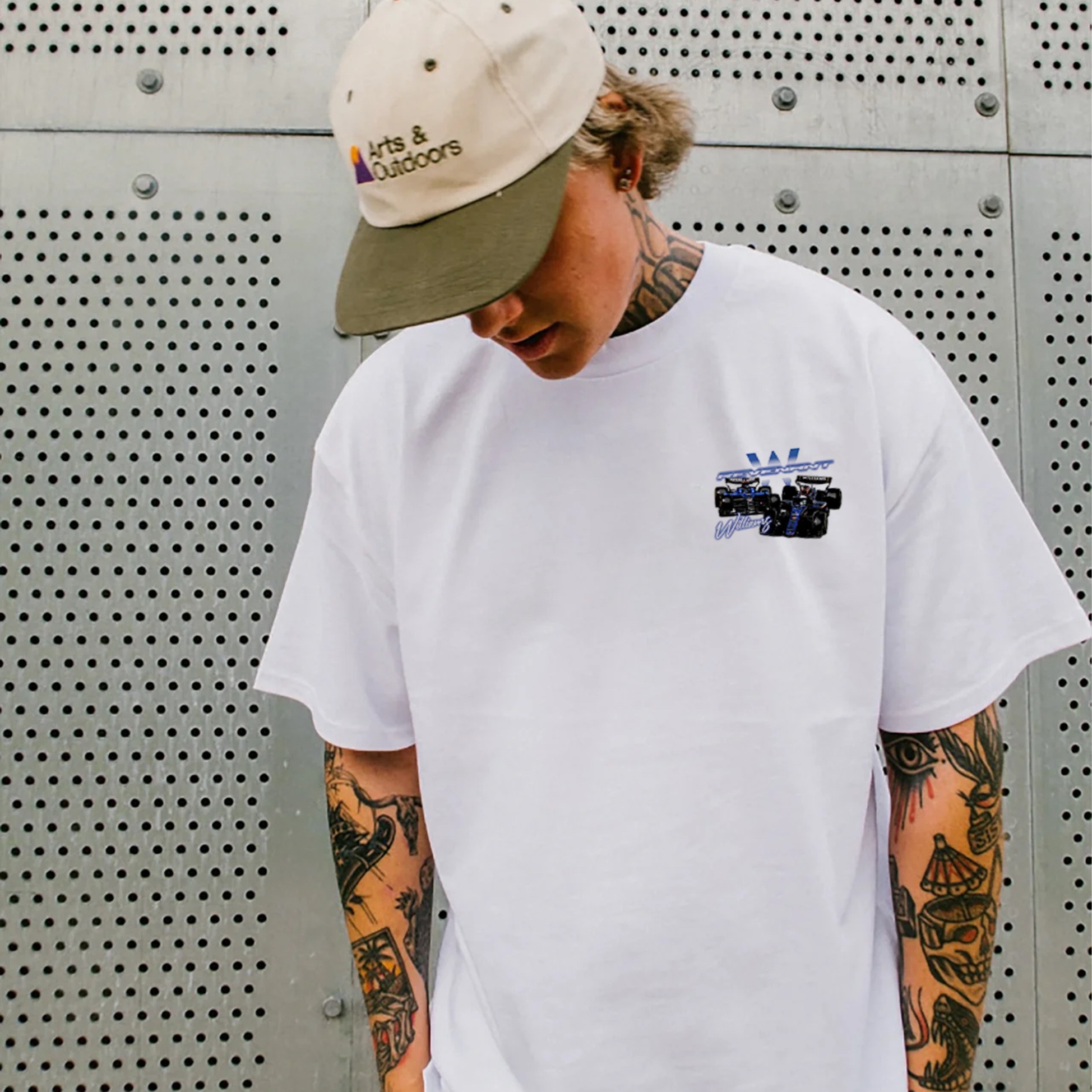 Super Race Team Print Pure Cotton Casual T-Shirt 05