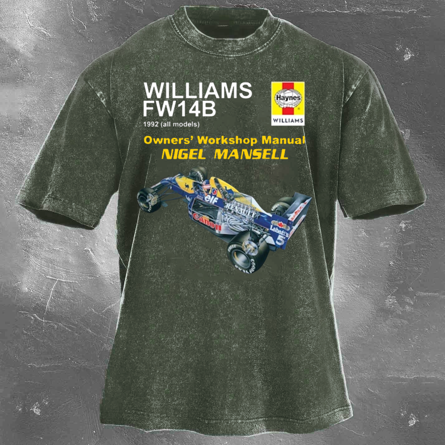 Legendary Racing Unisex Vintage Washed T-Shirt 07