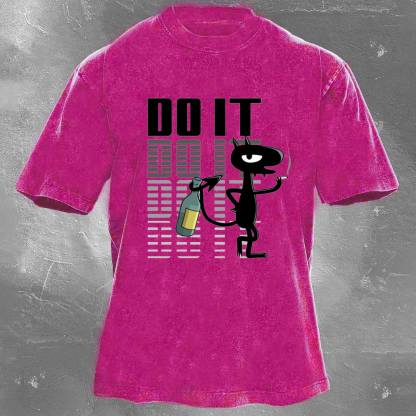 DOIT Men's Washed T-shirt