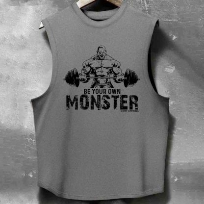 BE YOUR OWN MONSTER Men's washed Tank