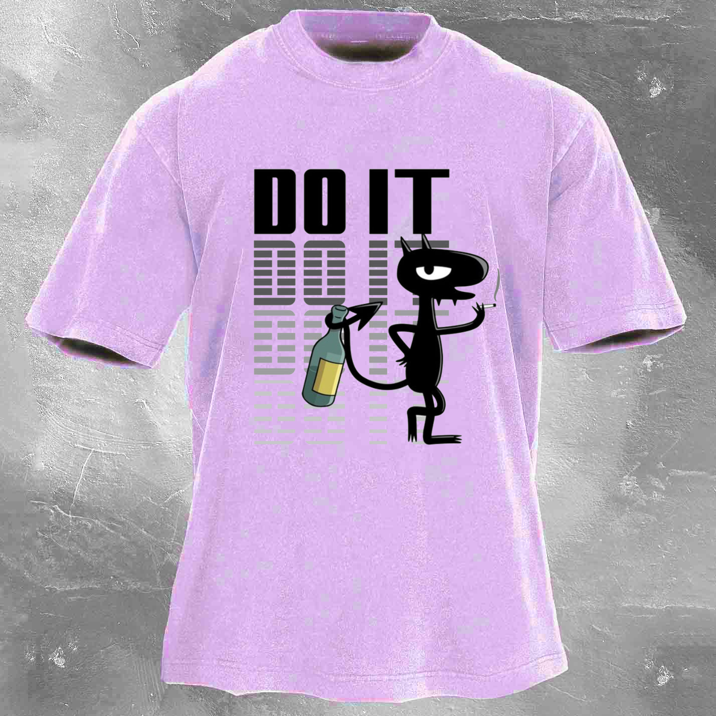 DOIT Men's Washed T-shirt