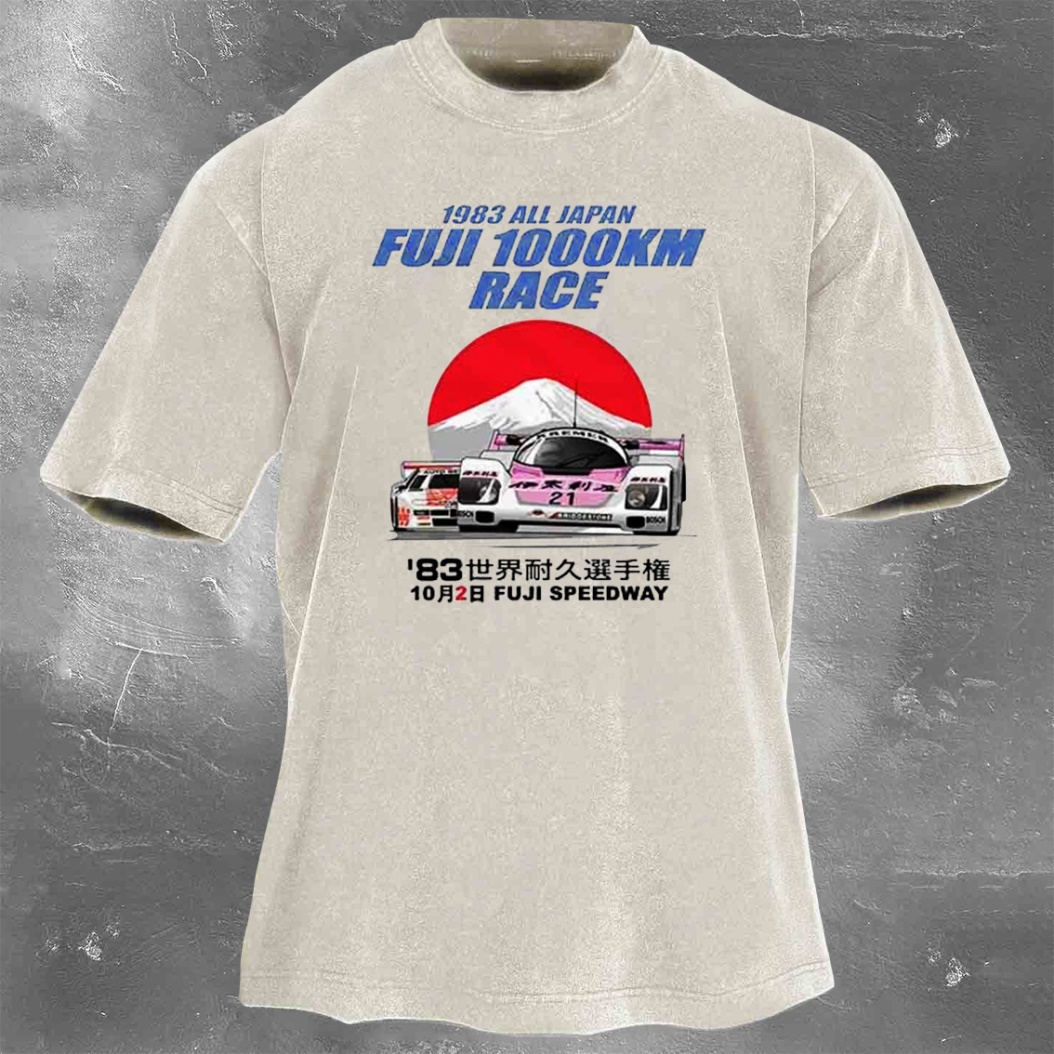 Popular Racing Cars Vintage Washed Tee 12