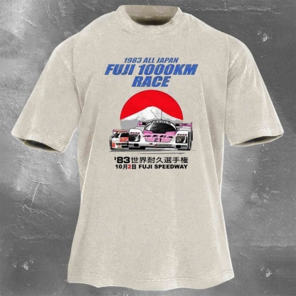 Popular Racing Cars Vintage Washed Tee 12