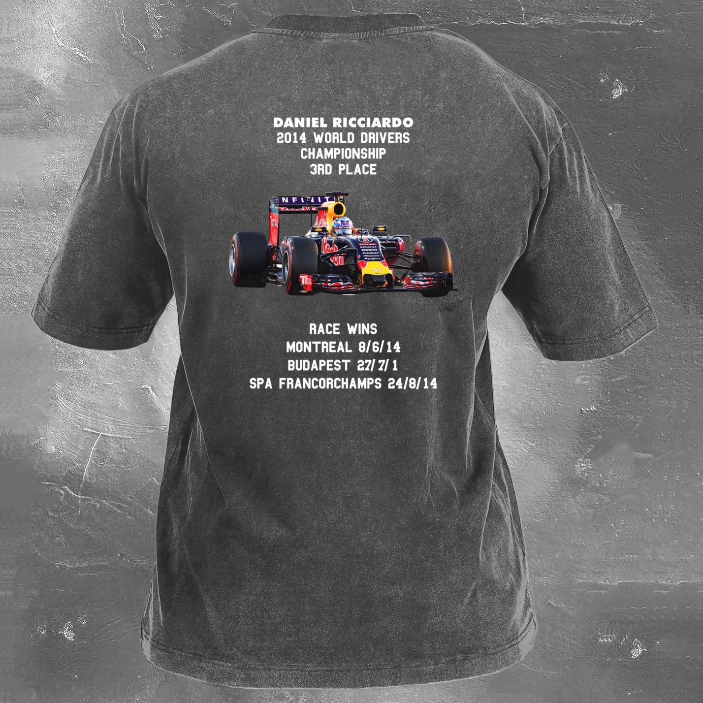 Racing Legend Vintage Cotton Washed T-Shirt 040