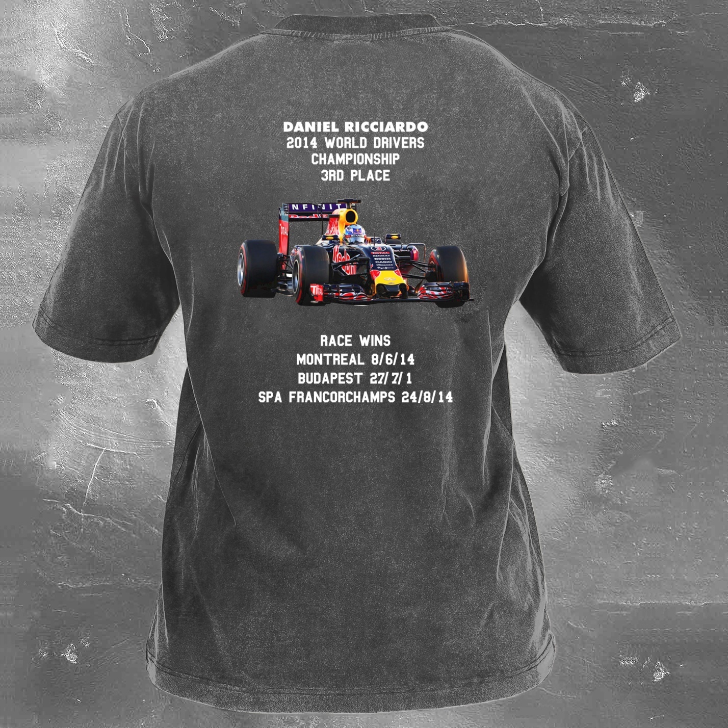 Racing Legend Vintage Cotton Washed T-Shirt 040
