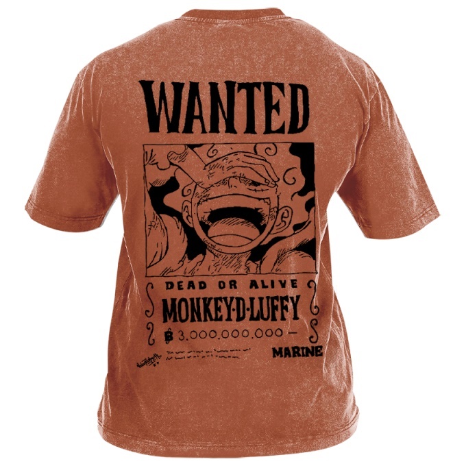 Classic Popular Anime Print Retro Washed Short Sleeves 06