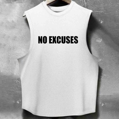 No Excuses Men's washed Tank