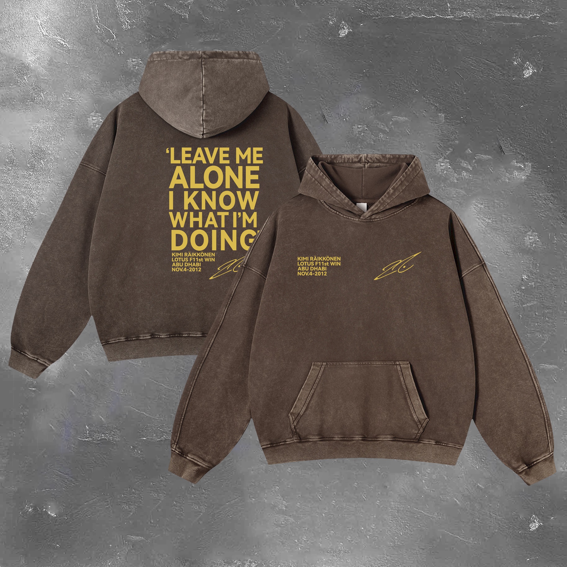 Racing Legend Vintage Washed Hoodie 12