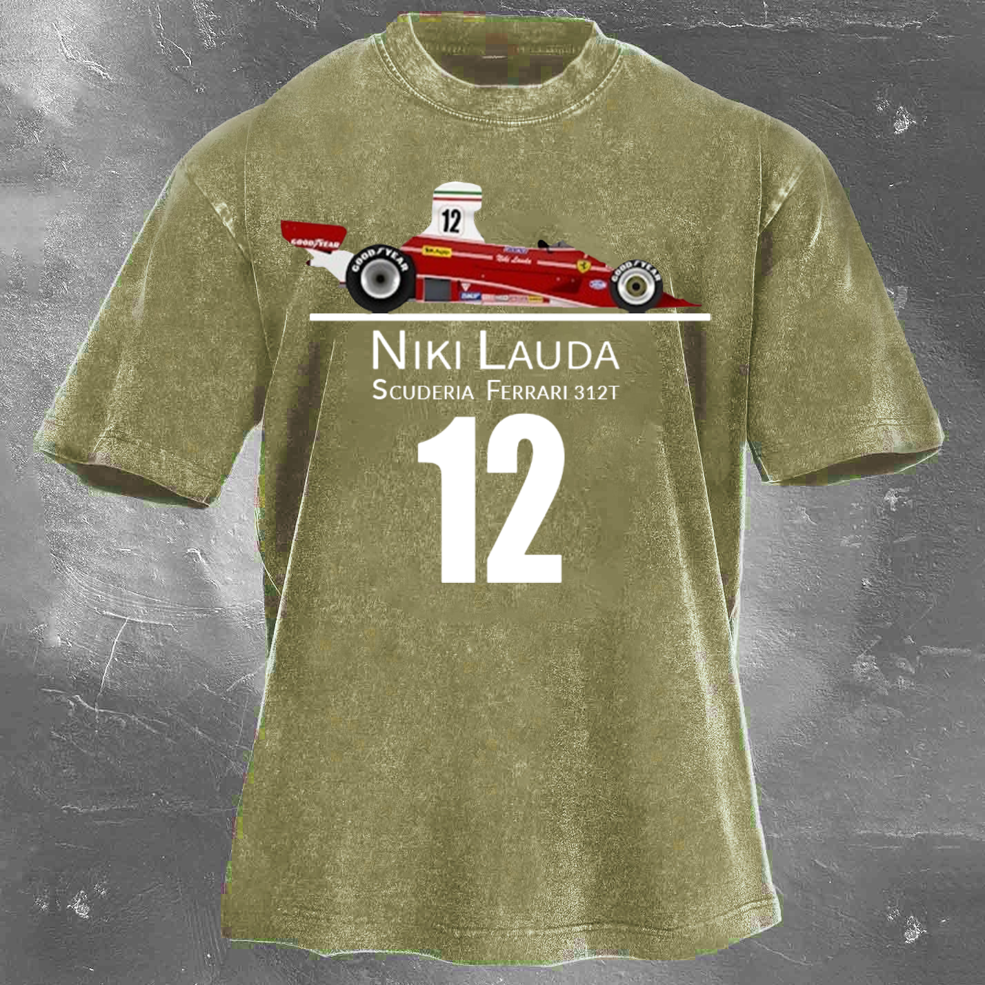 Legendary Racing Unisex Vintage Washed T-Shirt 02