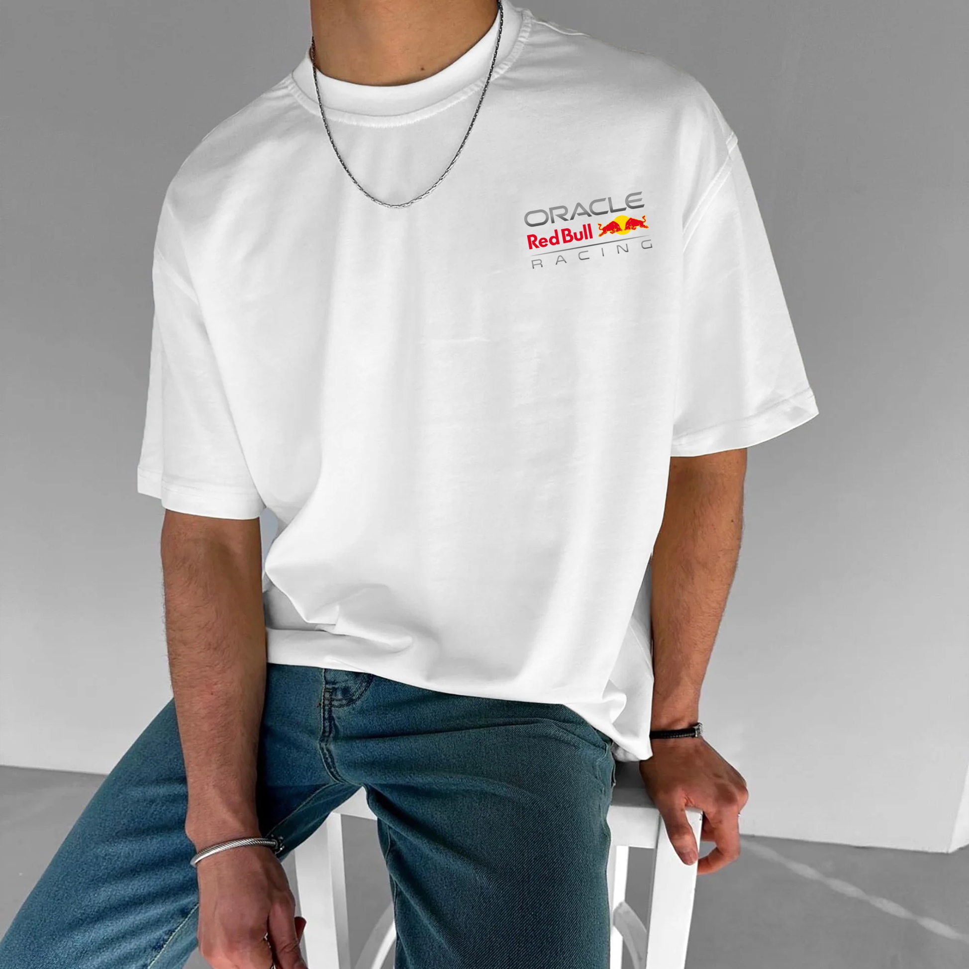 Popular Race Team Street Print Pure Cotton Casual T-Shirt 08