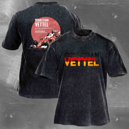 Racing Legend Vintage Cotton Washed T-Shirt 034