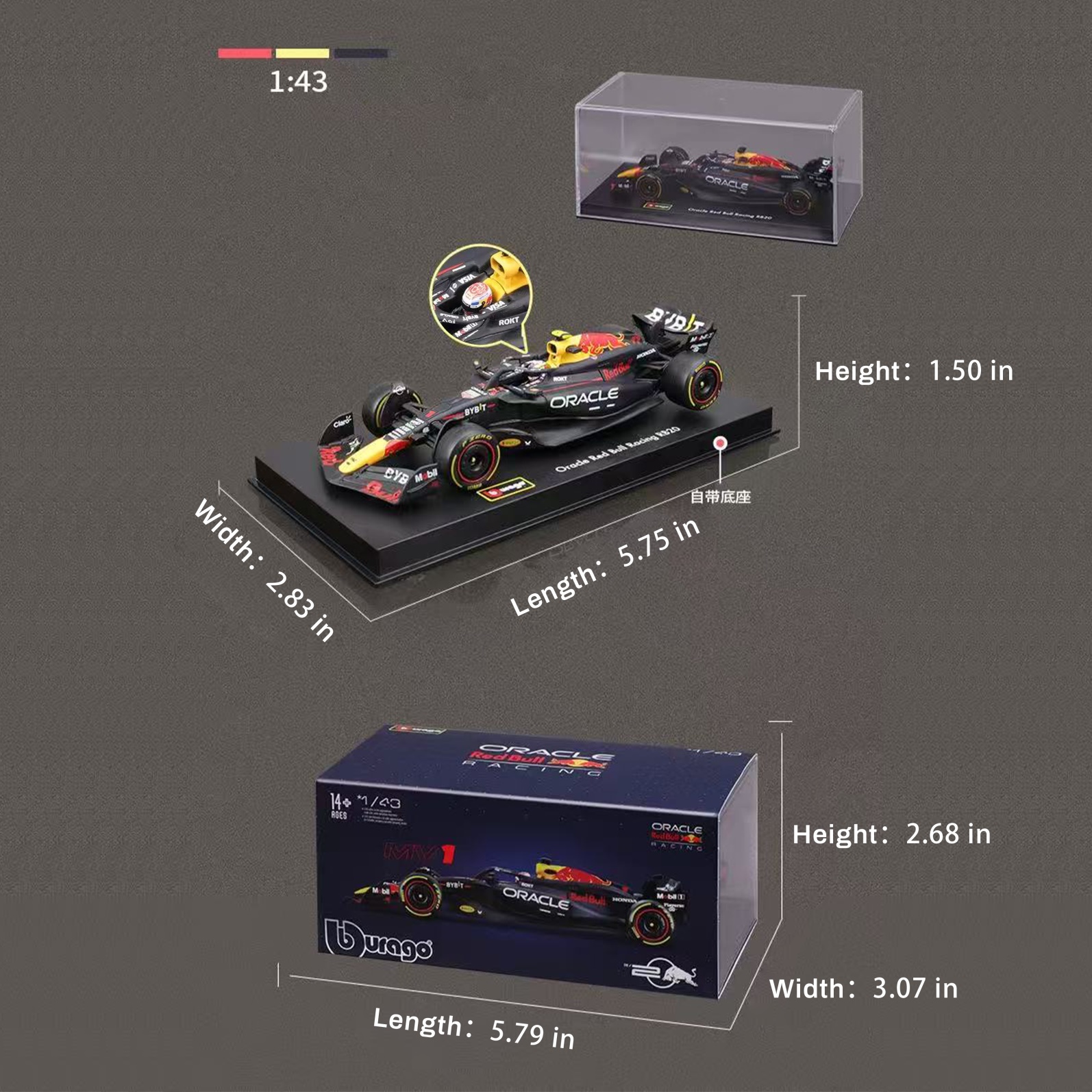 Classic Racing Car 1:43 Alloy Model 01