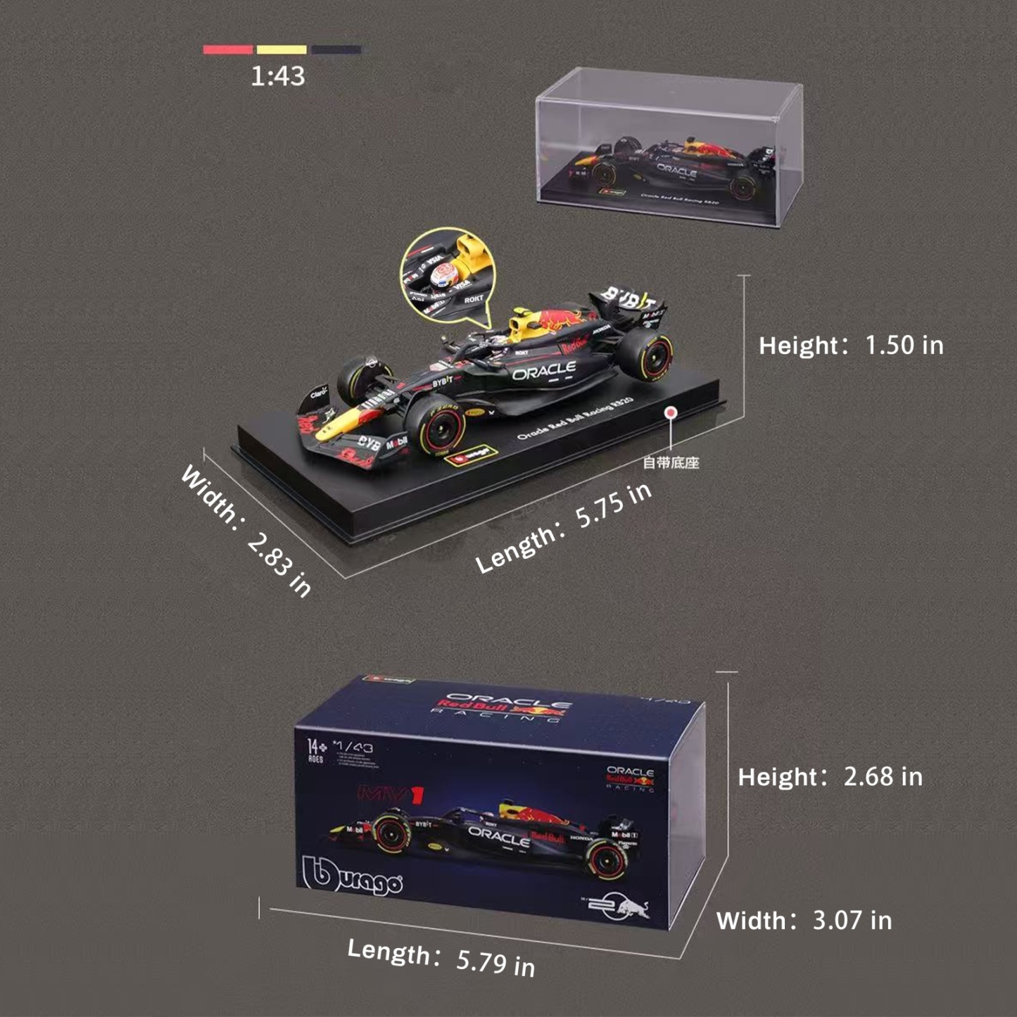 Classic Racing Car 1:43 Alloy Model 01