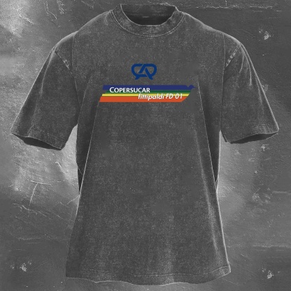 Racing Legend Vintage Cotton Washed T-Shirt 027