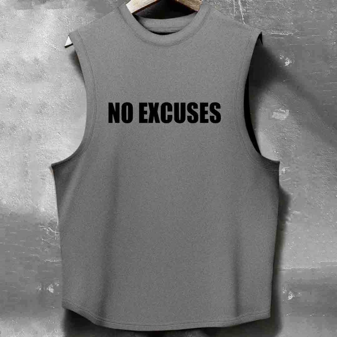 No Excuses Men's washed Tank