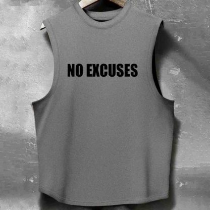 No Excuses Men's washed Tank