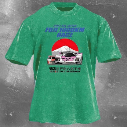 Popular Racing Cars Vintage Washed Tee 12