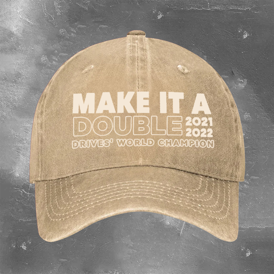 2025 Racing casual retro washed baseball cap 04