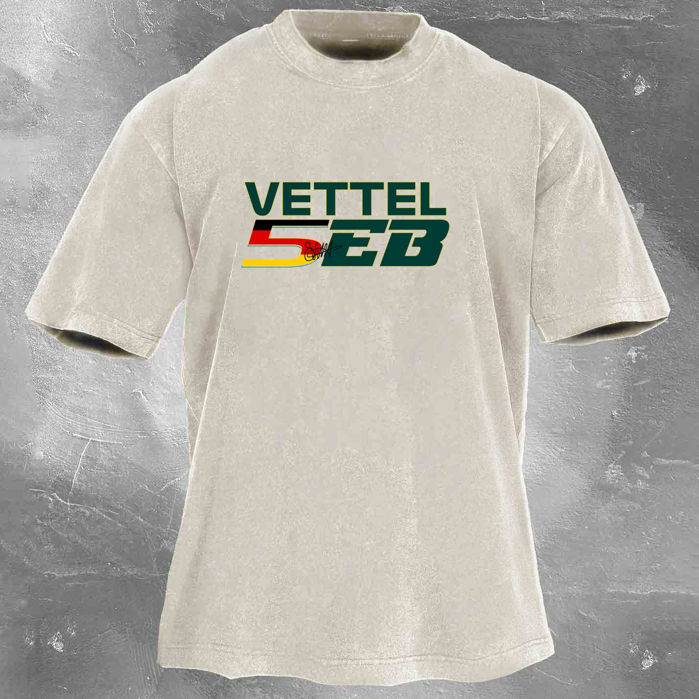 Racing Legend Vintage Cotton Washed T-Shirt 032