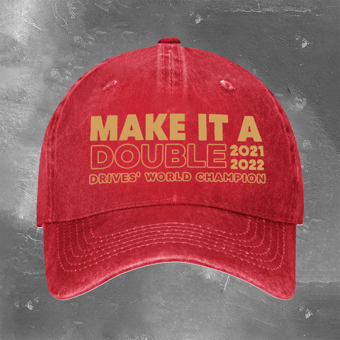 2025 Racing casual retro washed baseball cap 04