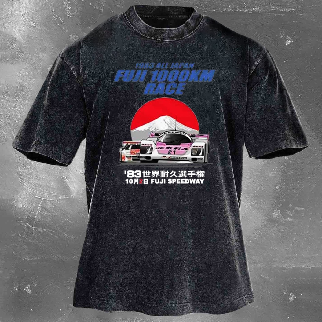 Popular Racing Cars Vintage Washed Tee 12