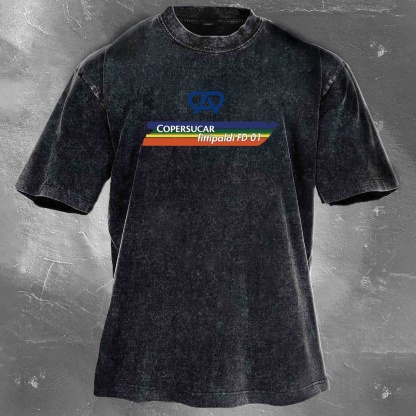 Racing Legend Vintage Cotton Washed T-Shirt 027