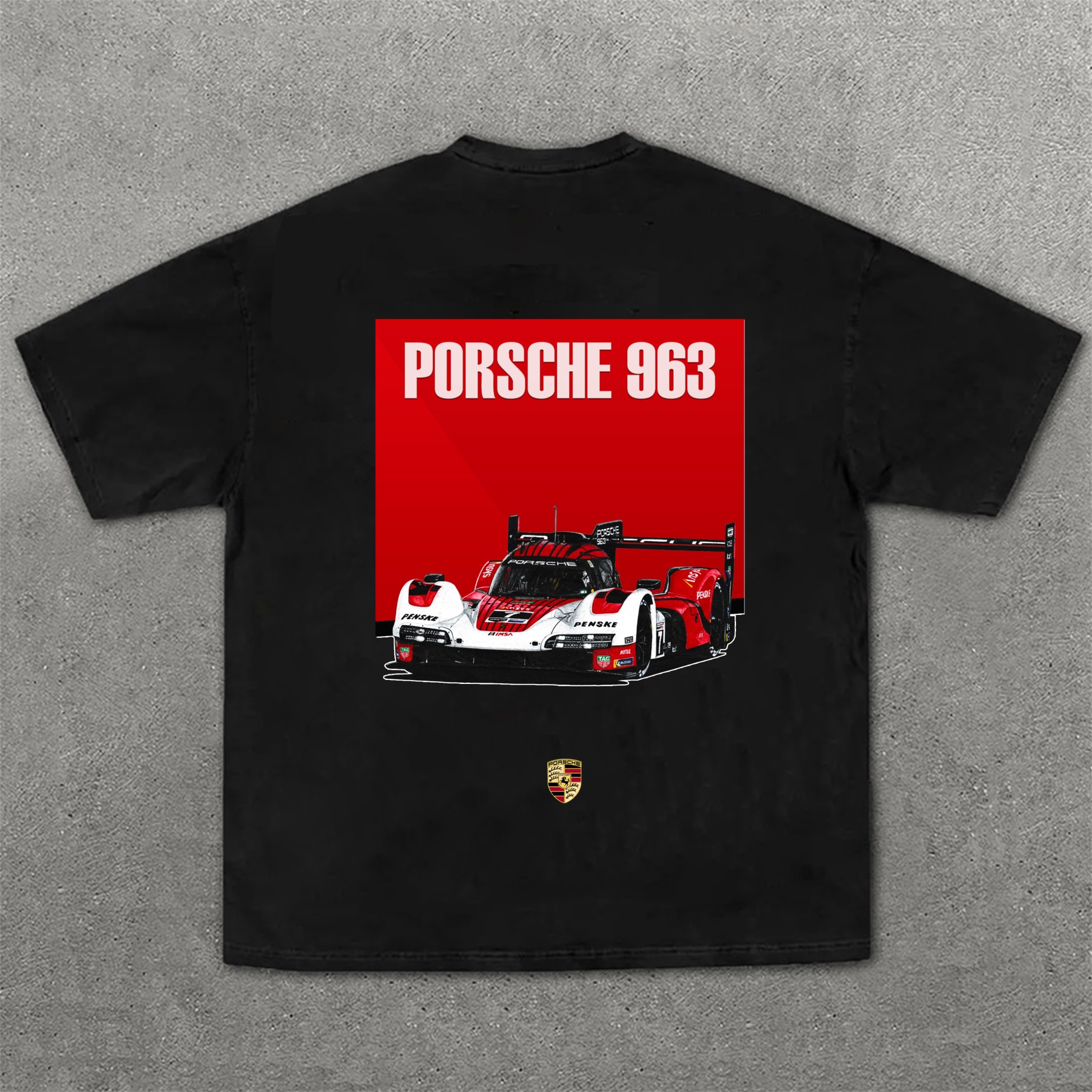 Popular Sports Car Print Pure Cotton Casual T-Shirt 03