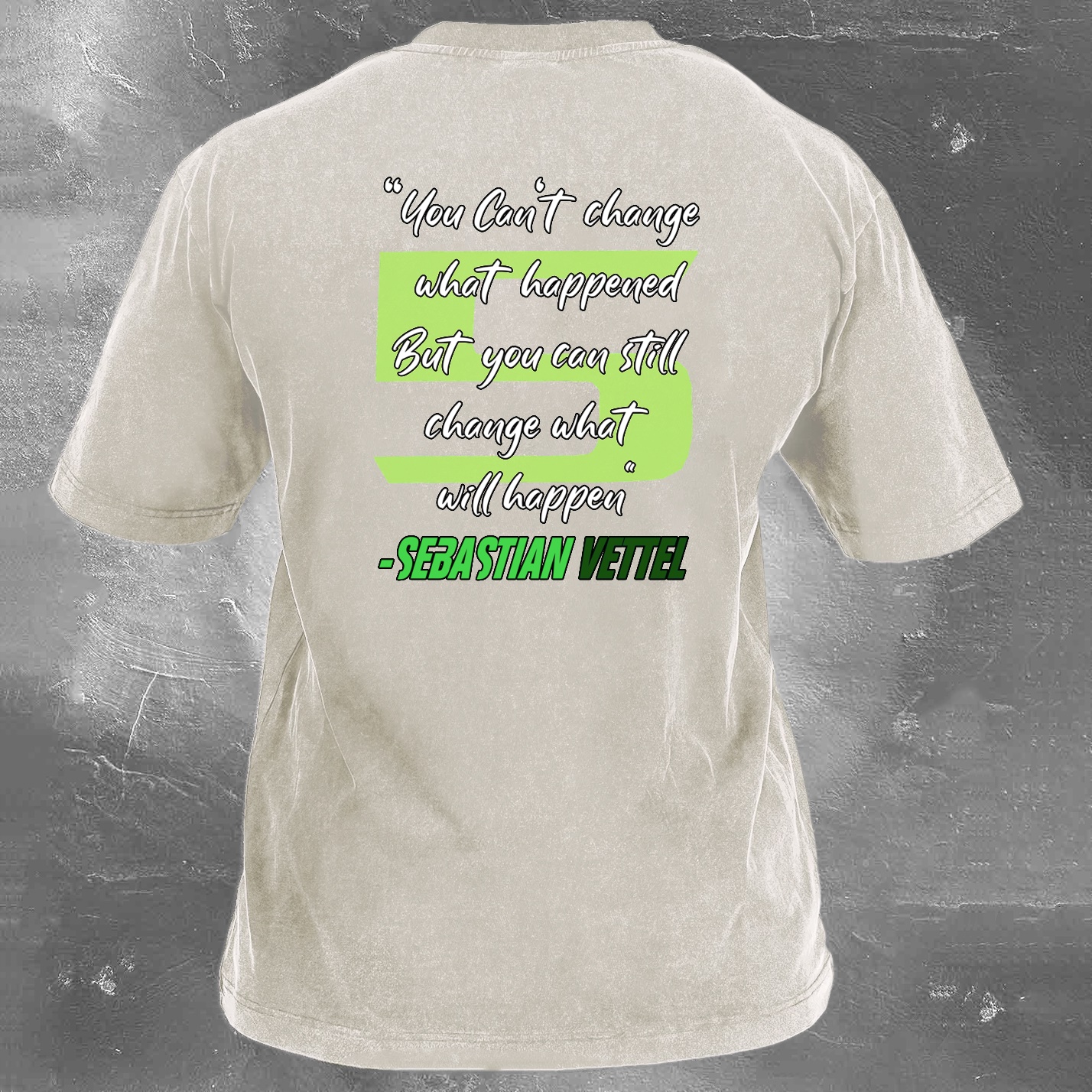 Racing Legend Vintage Cotton Washed T-Shirt 035