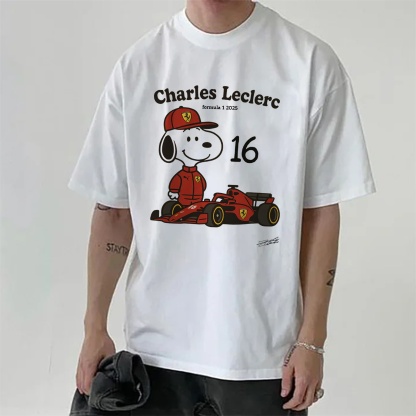 Super Popular Racing Driver Print Short Sleeves 04