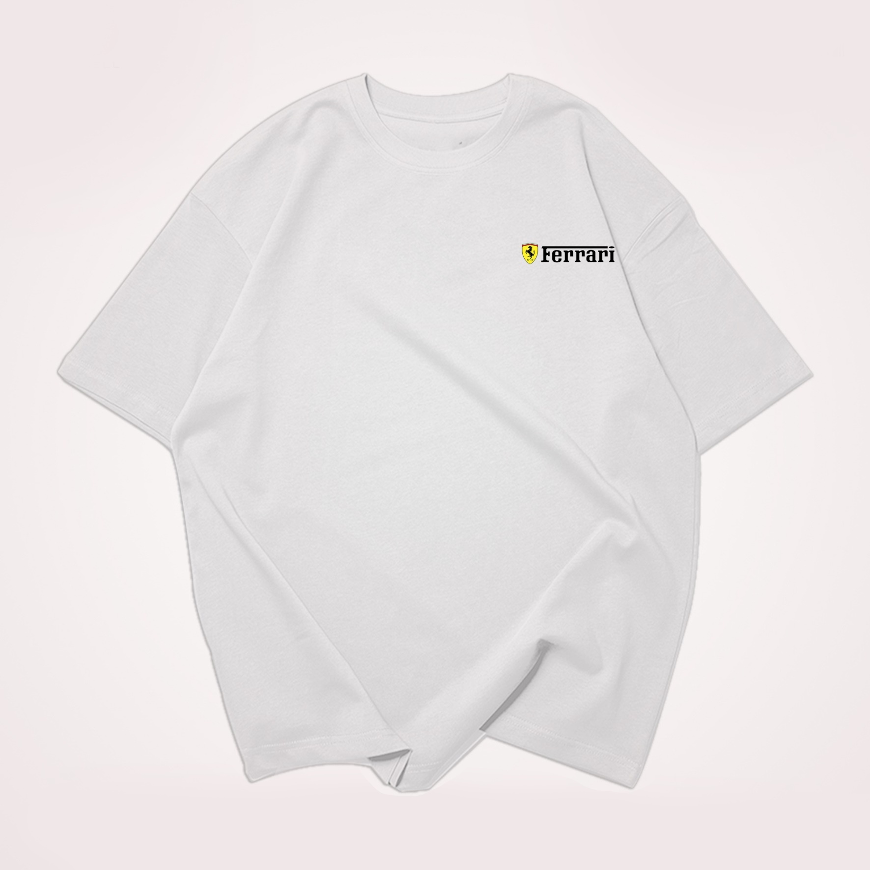 Classic Racing Race Car Team Street Print Pure Cotton Casual T-Shirt 08