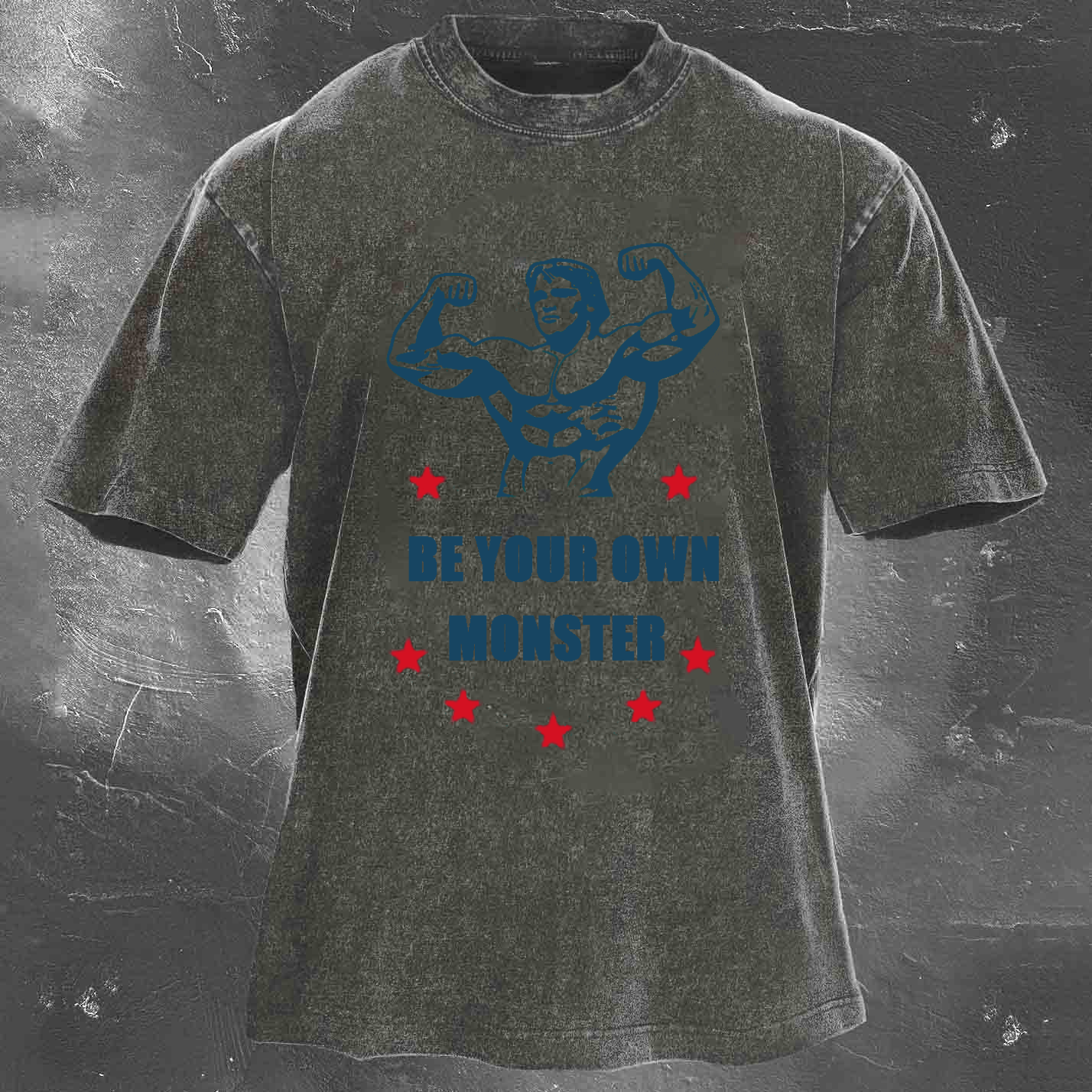 BE YOUR OWN MONSTER Unisex Washed T-shirt