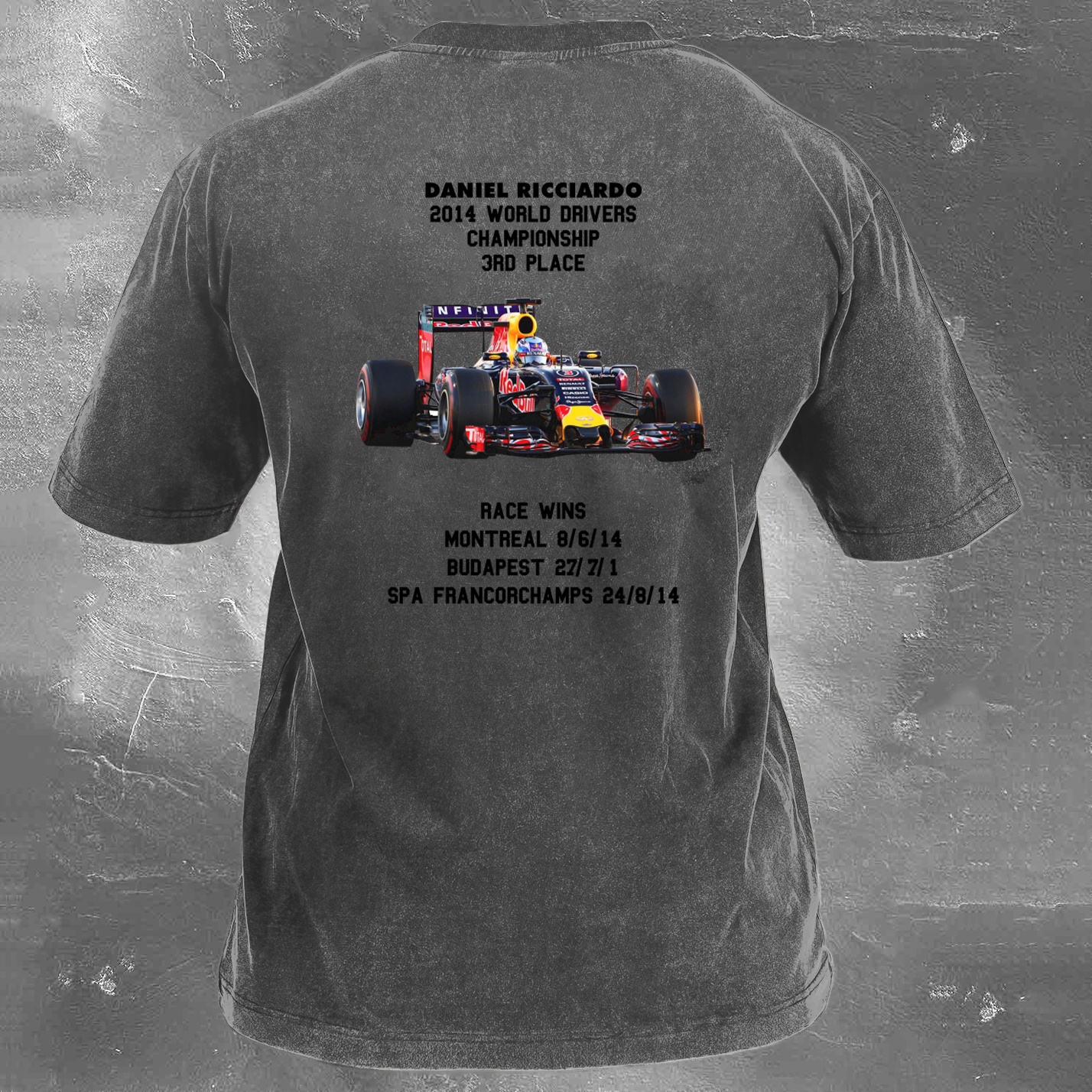Racing Legend Vintage Cotton Washed T-Shirt 039