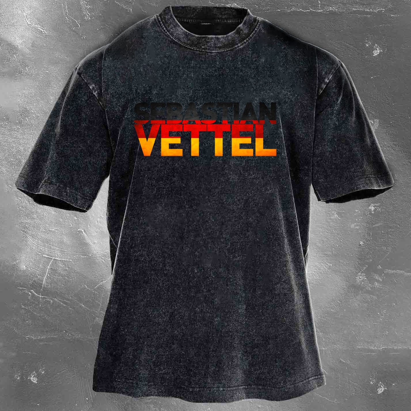 Racing Legend Vintage Cotton Washed T-Shirt 034